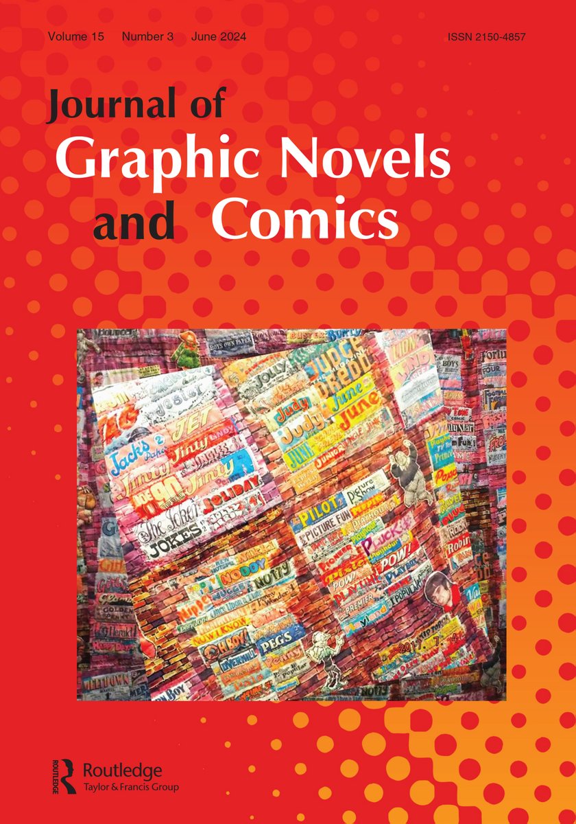 In the Editorial to issue 15.3, @JoanOrm discusses the limited amount of scholarship printed in the journal devoted to British comics. She notes how the editors are hoping to organise a special themed issue focused on British comics in the future... tandfonline.com/doi/full/10.10…