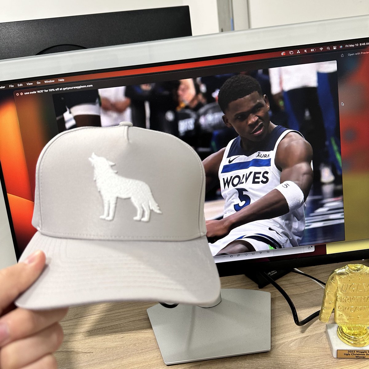 If the Wolves win Game 3 tonight, we’ll give away this wolf hat to someone who likes and retweets this post #WolvesBack