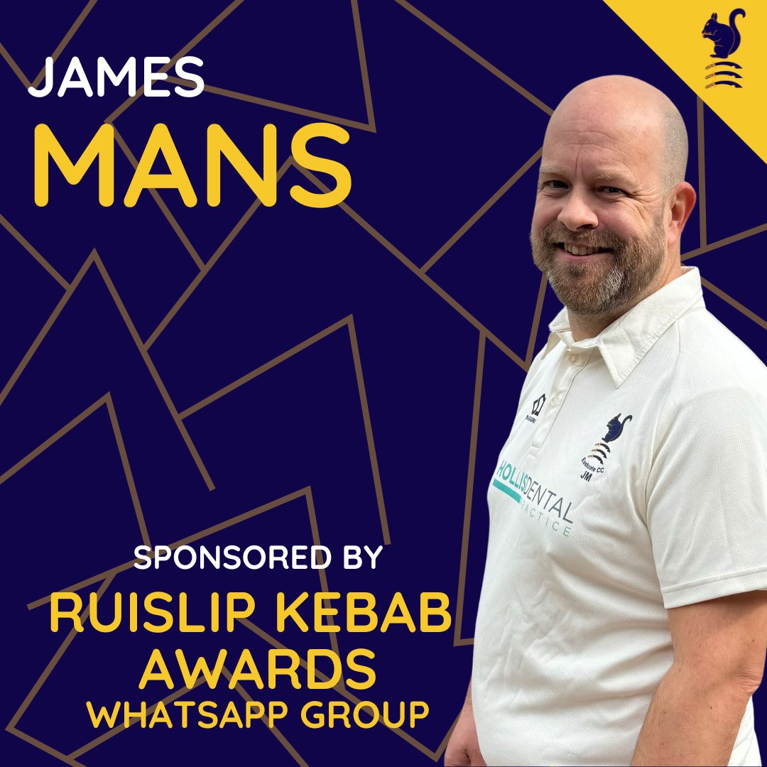 Player Sponsor Announcement 🚨

We are excited to announce that club legend James Mans has been sponsored by the Ruislip Kebab Awards WhatsApp Group for the 2024 season. 

#eastcotecc #squirrels #upthesquirrels #ecc #playersponsor #jamesmans #mansy