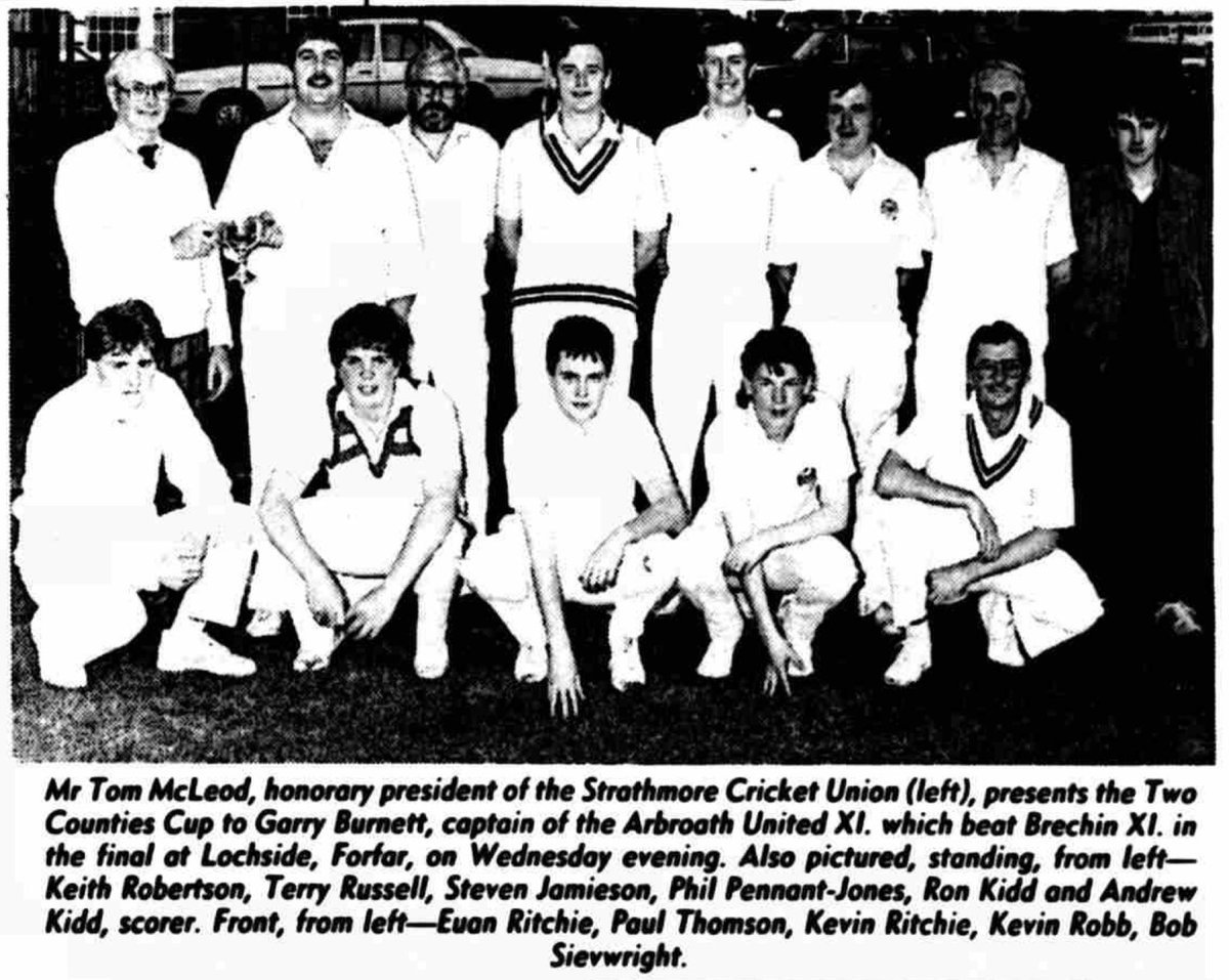 ScottyCricket's tweet photo. @garyburnett4 receives the #TwoCounties trophy for @Cricketarbroath
@jeffpetrie66 @SalmondG https://t.co/8WVTM5lTG0