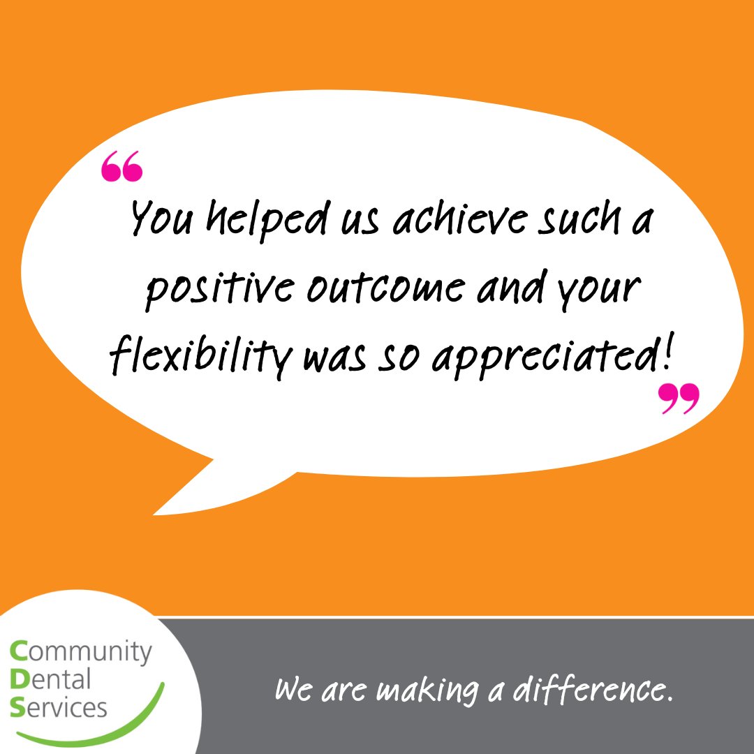 We recently received this lovely feedback for our Adult GA team in Nottinghamshire. The treatment for this patient required a lot of planning and multidisciplinary team work. 'Just the most enormous, enormous thank you or helping us facilitate the appointment last week, and all