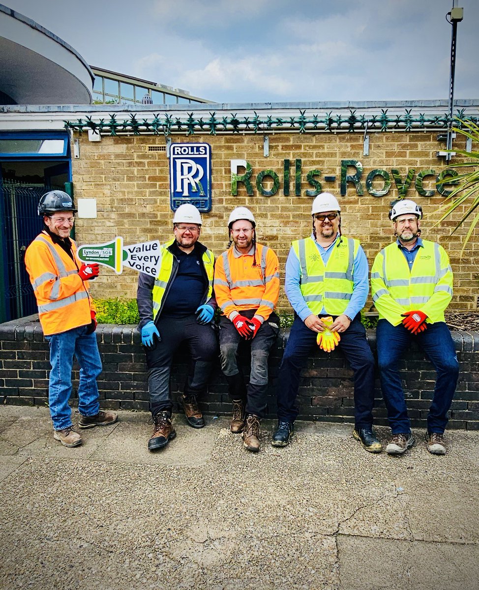 Rounding off a productive #constructionsafetyweek with Lyndon SGB Vice President Centin Baxter & SHEQ Director Mark Collinson @Collo153 on a site visit for temporary works at the iconic @RollsRoyce brand 👍🏻 #EveryVoiceMatters 👷🏻‍♀️ #ValueEveryVoice 👷🏻‍♂️ #LyndonSGB #WeAreOne