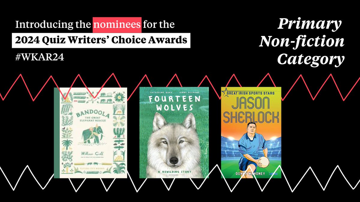 🌟The Quiz Writers’ Choice Awards 2024🌟 Introducing our Primary Non-fiction nominees! Hear what our Quiz Writers’ had to say about these gems in our latest blog: bit.ly/3wClKv5