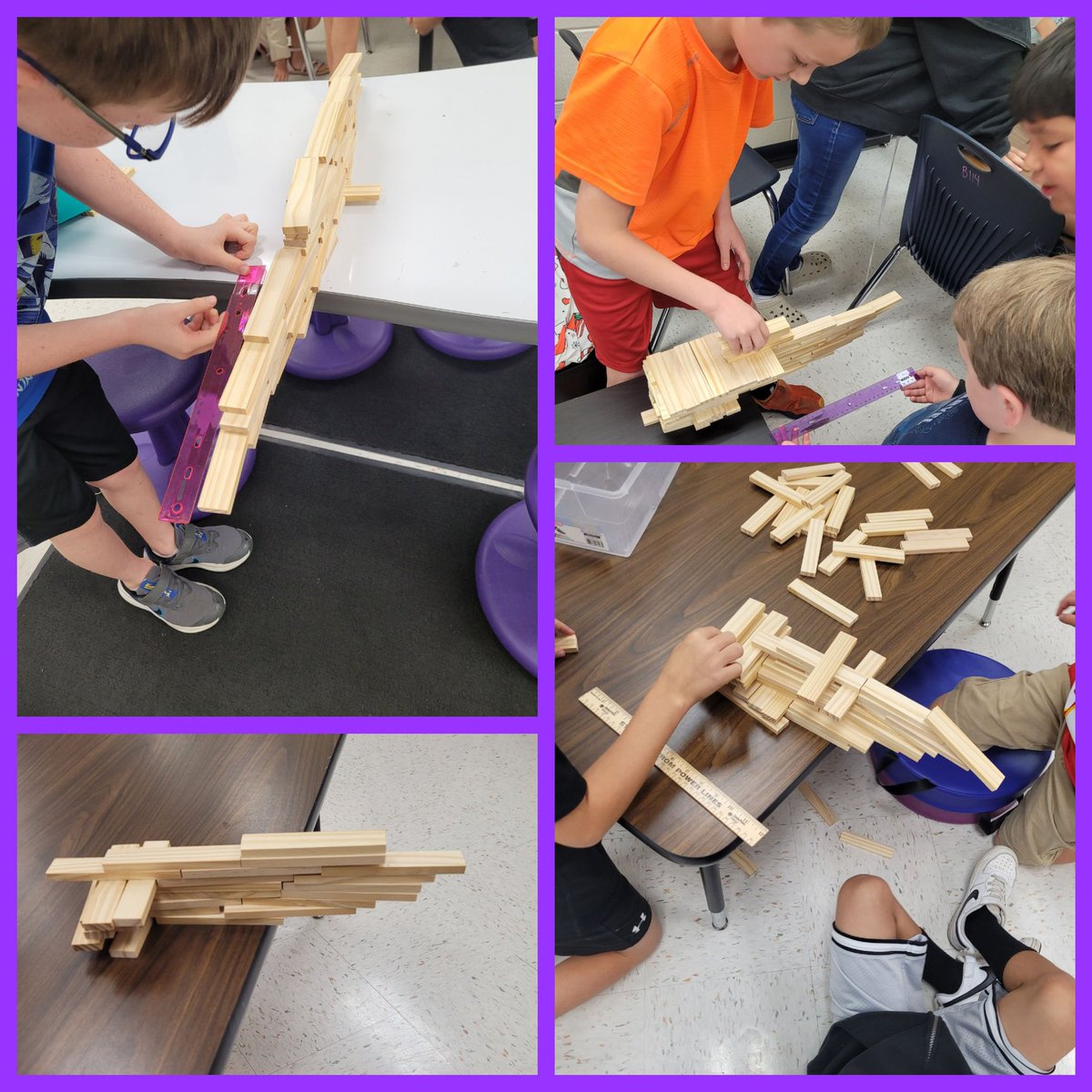 My 2nd grades finished up their Structural Engineering unit by learning about cantilevers. They had the challenge to work in teams to construct the longest cantilever using the least amount of blocks. <a href="/NISDFranklinES/">Kay Franklin ES</a> <a href="/NISDSTEMLabs/">NISD STEM Labs</a> #kfediscoveryteam
