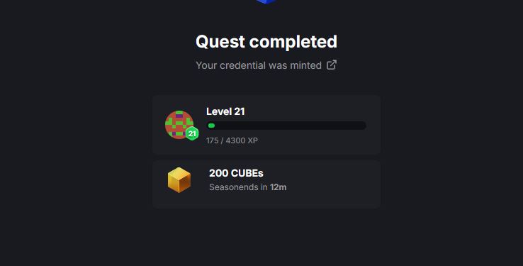 It was down to the wire but I managed to mint my 200th CUBE 12 mins before the deadline! <a href="/layer3/"></a> <a href="/base/">Base</a>