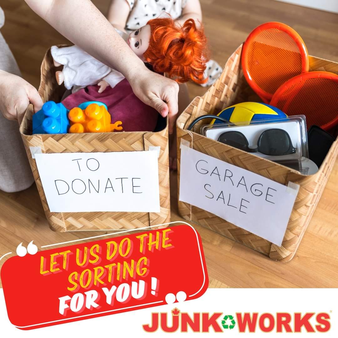 Spending your free time &amp; weekends trying to make a dent in clearing away all the #junk in your home, basement, garage ? 😫

Emotions are often involved 
Take back your time ! 🕓 

Let us sort what's to be : 
Recycled ♻️
Donated ✅ junk-works.ca/locations/gold…