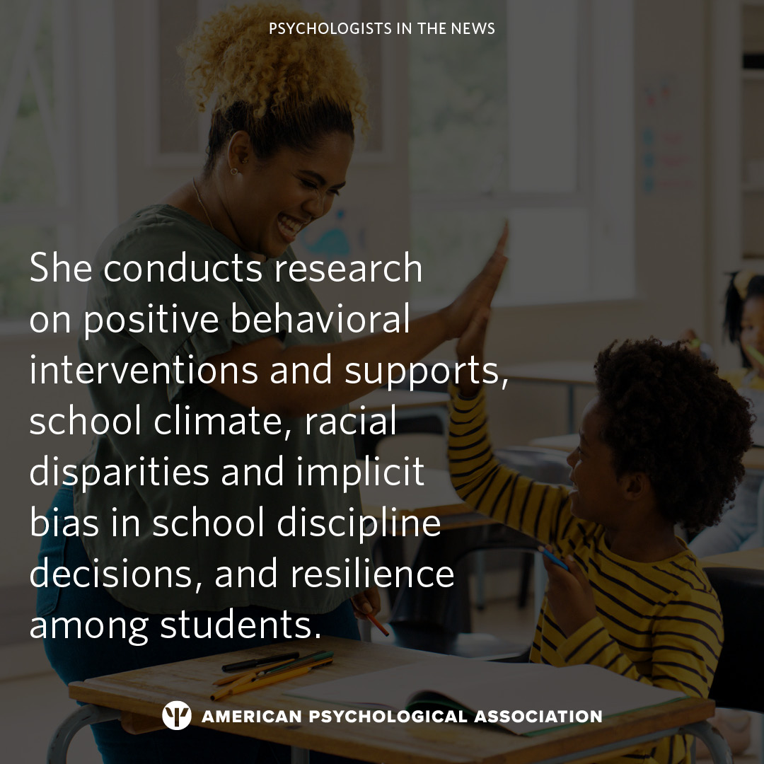 Miami University has chosen Dr. Amity Noltemeyer to serve as interim dean of the university's College of Education, Health, and Society. Congratulations, Dr. Noltemeyer! Read more about the recent accomplishments of top U.S. psychologists: at.apa.org/owi