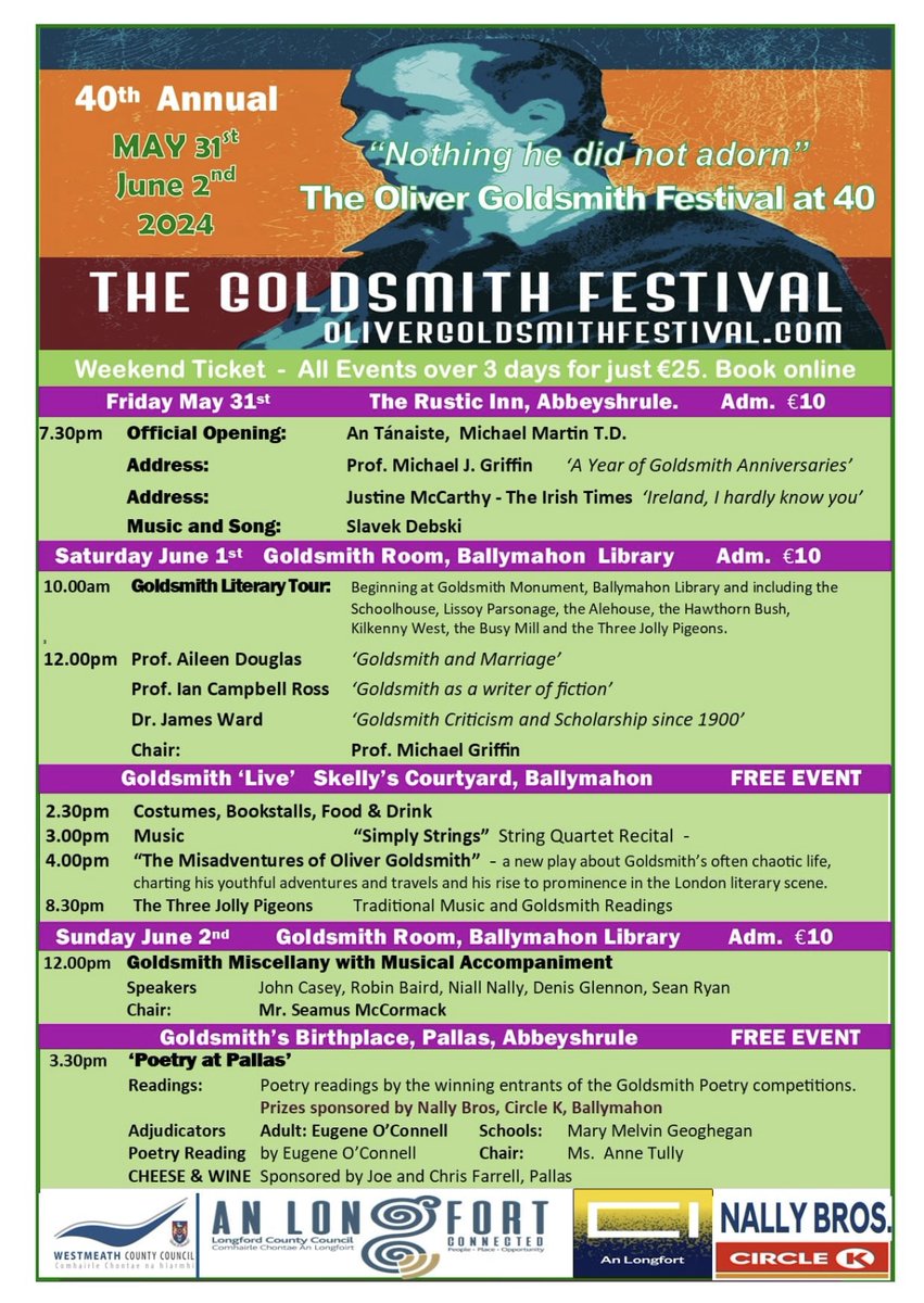 Claire Mc Cormack (@clairemc_c) on Twitter photo Many thanks to <a href="/tcddublin/">Trinity College Dublin</a> for the chance to conduct our on-campus photoshoot for the 40th anniversary of <a href="/Goldsmithfest/">The Goldsmith Festival</a> which will celebrate the life & works of one of the Trinity's most famous graduates. Event takes place May 31 to June 2 in Longford & Westmeath. See you there! Many thanks to <a href="/tcddublin/">Trinity College Dublin</a> for the chance to conduct our on-campus photoshoot for the 40th anniversary of <a href="/Goldsmithfest/">The Goldsmith Festival</a> which will celebrate the life & works of one of the Trinity's most famous graduates. Event takes place May 31 to June 2 in Longford & Westmeath. See you there!