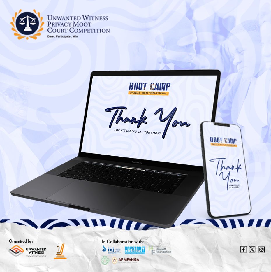 A big thank you to all our participants and facilitators, for being part of our Bootcamp stage. Visit our site uwmoot.com to stay updated on the next stage of our #UWPrivacyMoot24 competition.
