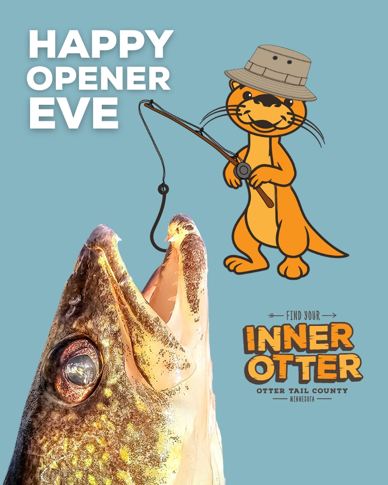 Happy MN Fishing Opener Eve to all those who celebrate. #findyourinnerotter #onlyinmn