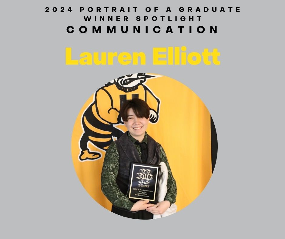 HarvardD50's tweet photo. Next up in our Portrait of a Graduate spotlight is Lauren Elliot! Lauren won her POG Award in the area of Communication!
Congratulations once again!   

Check out all the pictures from the POG dinner with the link below!
https://t.co/LalLPlm4xZ

#HarvardRising
#HarvardPOG https://t.co/aQjsMlBAX6
