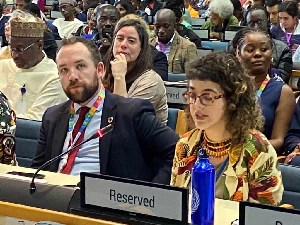 Aishwarya Machani (@aishwarya_mx) on Twitter photo <a href="/vit_gonzalez/">Vitória Gonzalez</a> presenting the aims and next steps of the ImPACT Coalition on Inclusive Global Governance at #2024UNCSC in Nairobi 👏👏👏 <a href="/vit_gonzalez/">Vitória Gonzalez</a> presenting the aims and next steps of the ImPACT Coalition on Inclusive Global Governance at #2024UNCSC in Nairobi 👏👏👏