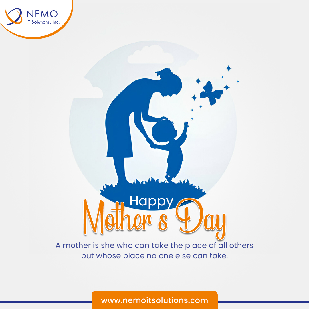 A mother is she who can take the place of all others but whose place no one else can take. @nemoitsolutions Wishing You A Happy Mother's Day🤱💐 . . . #mothersday #motherlap #motherwomb #mothersday2024 #love #happymothersday #mother #family #motherhood #mothersdaygift