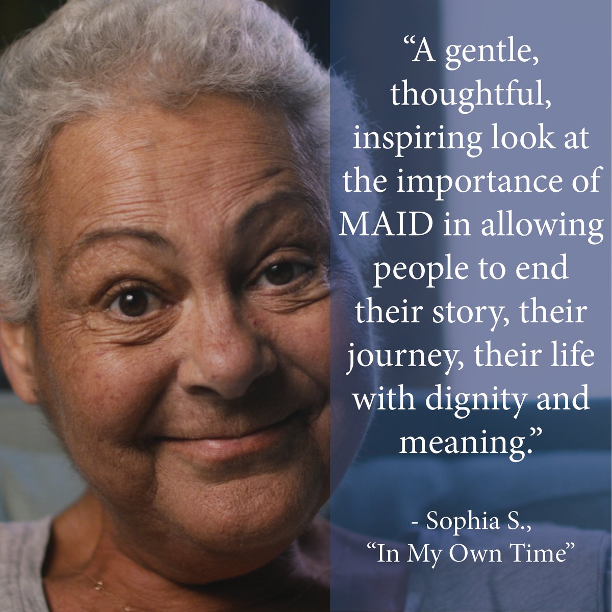 DWDCanada's tweet photo. Viewers are calling #InMyOwnTimeFilm "gentle, thoughtful, and inspiring."
Watch the full documentary on-demand: https://t.co/flfZpnAAR3 https://t.co/7gF07C9G9n