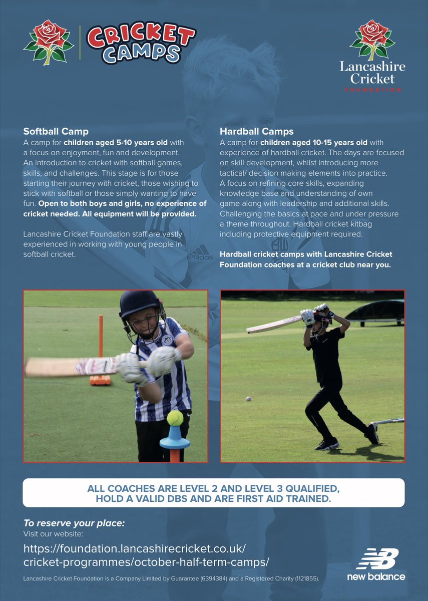Looking for some extra cricket at half term?
