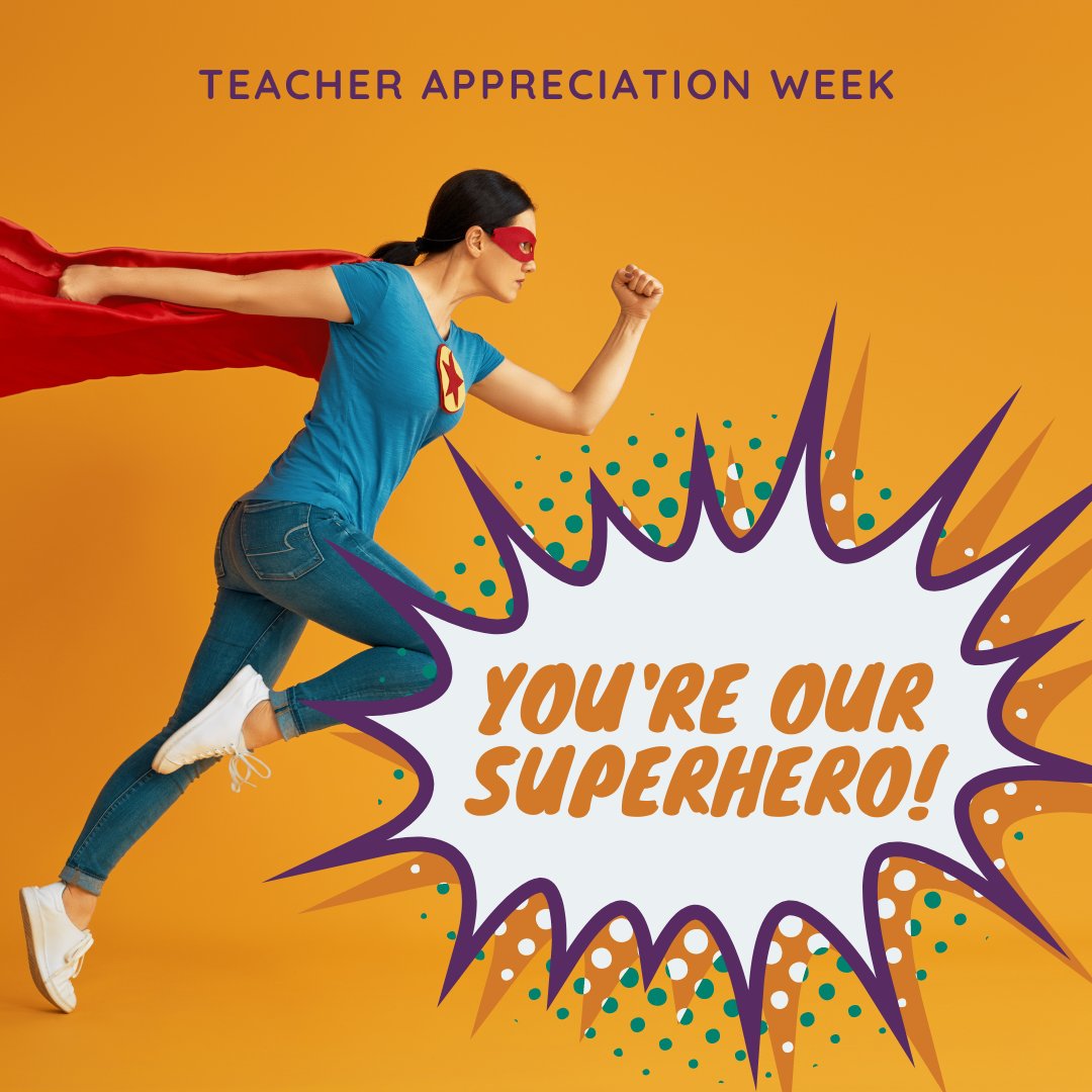 Teacher Appreciation Week is here, and we're celebrating the superheroes in our schools – our teachers! Thank you for your passion, resilience, and unwavering commitment to shaping the future. You are truly appreciated! #ThankATeacher #TeacherAppreciationWeek #iaedchat