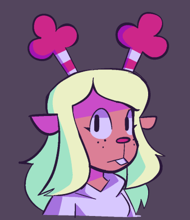 what if noelle had candy cane antlers in the dark world