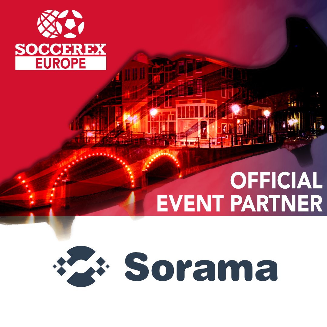 We are excited to announce that Sorama will be joining #soccerexeurope as an Official Event Partner, this May 30 - 31st at the iconic @cruijffarena  ⚽️💥 Join football enthusiasts at the leading global football business event in Amsterdam: soccerex.com/europe-2024/#b…