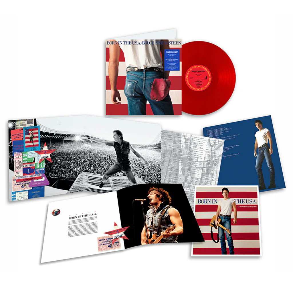 PREORDER NOW!! Coming June 14th spindizzyrecords.com/products/bruce… BRUCE SPRINGSTEEN - Born In The U.S.A. (40th Anniversary Edition with Booklet & Lithograph) - LP - Translucent Red Vinyl @SonyMusicIre