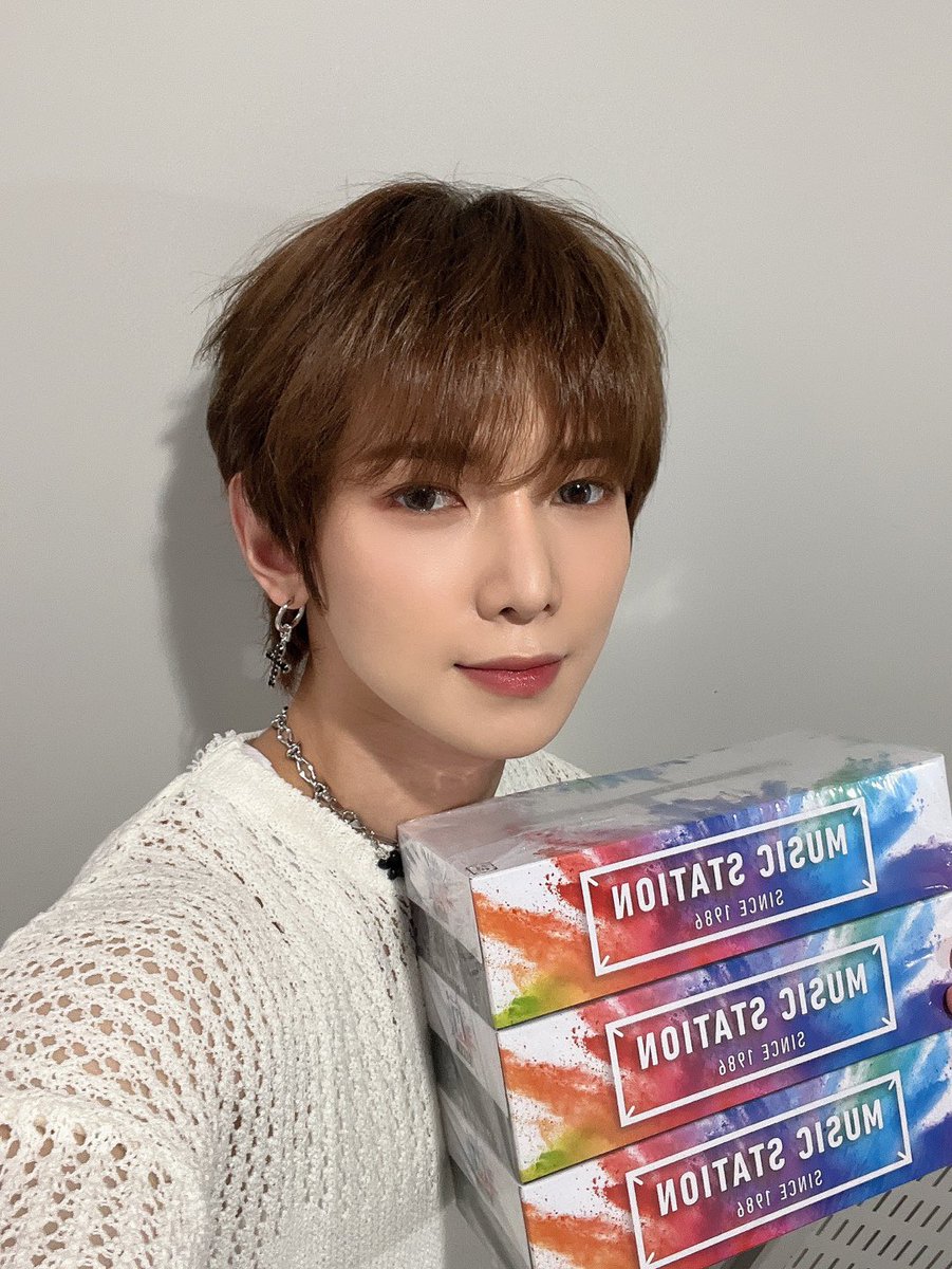 ATEEZofficialjp's tweet photo. [#YEOSANG] ATINYのおかげでミュージックステーションにも出演して ふふ 本当に幸せです ありがとうございますATINY🥰 だいすき
#ATEEZ #에이티즈 #エイティーズ https://t.co/NI2HuTfLZH