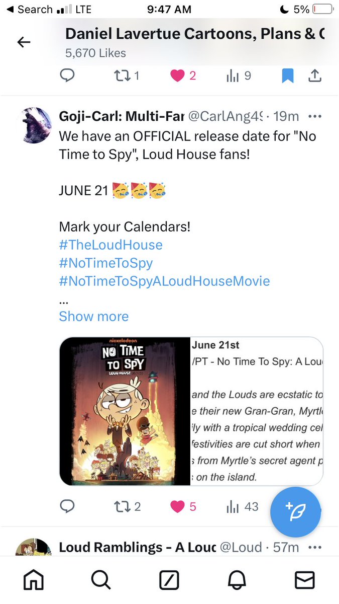 No time to Spy has a confirmed release date LETS GO!!!! #NoTimetoSpy #TheLoudHouse