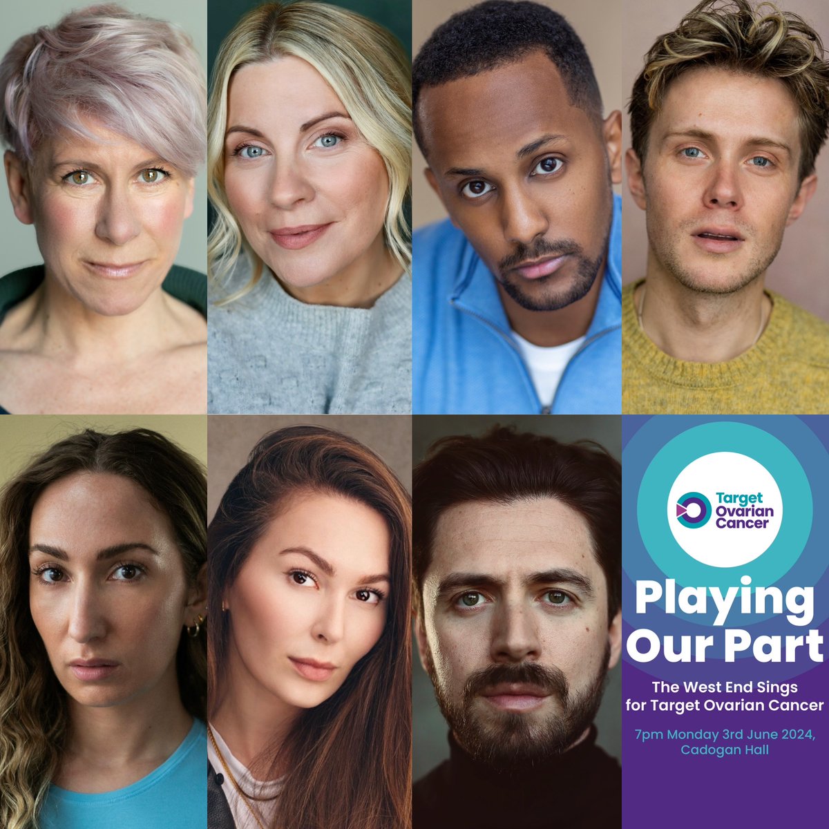 #AnnaJaneCasey joins @LouiseDearman @AhmedAAHamad @robhouchen @emkingston @KellyMathieson & #NadimNaaman as #PlayingOurPart returns to @cadoganhall on 3 Jun. A 15-piece orchestra is conducted by Adam Hoskins This year’s concert is raising funds for @TargetOvarian