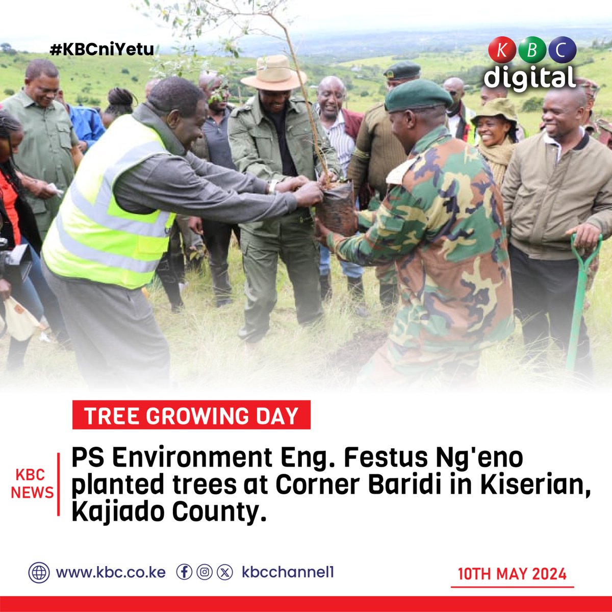 #NationalTreeGrowingDay #JazaMiti #15BillionTrees #ClimateAction