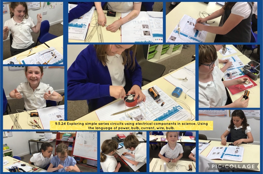 Exploring electrical components by using simple circuits in #Science @HeraldNewspaper @wilmcoteparish
@stratfordmums @DevelopExperts @PicCollage