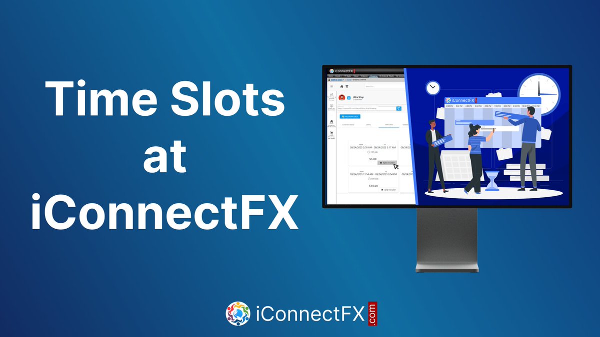 iConnectFX's tweet image. Sell time slots to other publishers on your shopping channel in iConnectFX. Try it at iconnectfx.com

#iconnectfx #TimeSlots #sell #shopping #shoppablevideos #socialmedia #contentsharing #webinar #translate #video #livestreaming #shopping #translationvideo #podcast