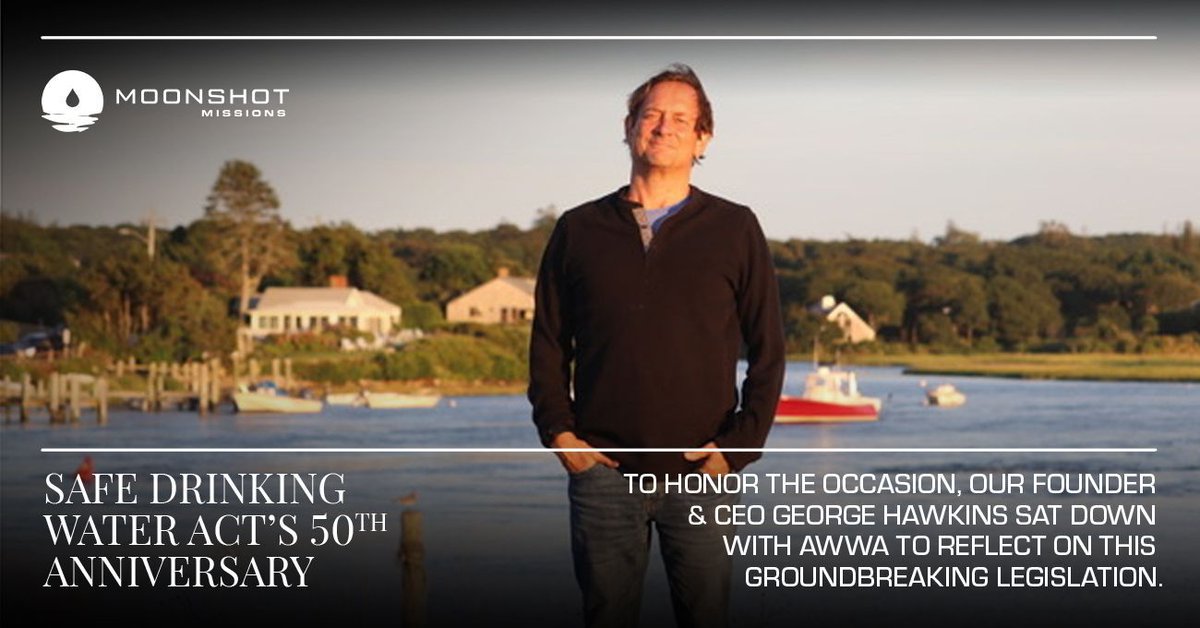 Moonshot Missions (@moonshotwater) on Twitter photo In honor of the #SafeDrinkingWaterAct’s 50th anniversary, Moonshot Founder & CEO <a href="/GeorgeHawkinsDC/">George Hawkins</a> sat down with @AWWA to reflect on the historical significance of this groundbreaking #legislation.
💧 youtu.be/J6uz_lHUsOc
💧 youtu.be/xpTQU0zDG_Y
💧 youtu.be/sZEPpeN5Ld4 In honor of the #SafeDrinkingWaterAct’s 50th anniversary, Moonshot Founder & CEO <a href="/GeorgeHawkinsDC/">George Hawkins</a> sat down with @AWWA to reflect on the historical significance of this groundbreaking #legislation.
💧 youtu.be/J6uz_lHUsOc
💧 youtu.be/xpTQU0zDG_Y
💧 youtu.be/sZEPpeN5Ld4
