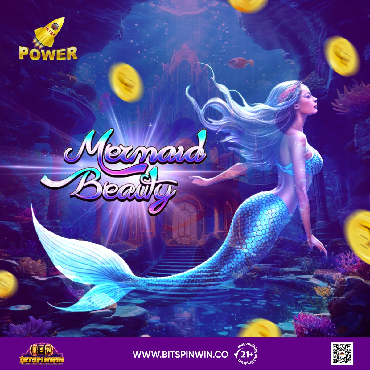🔥𝐇𝐨𝐭 & 𝐍𝐞𝐰🔥 🧜‍♀️Depths of Mermaid Beauty invites you to 🌊𝐔𝐧𝐢𝐪𝐮𝐞 𝐠𝐚𝐦𝐞𝐩𝐥𝐚𝐲 𝐦𝐞𝐜𝐡𝐚𝐧𝐢𝐜𝐬 🌊𝐏𝐨𝐰𝐞𝐫𝐟𝐮𝐥 𝐰𝐢𝐧𝐧𝐢𝐧𝐠 𝐜𝐨𝐦𝐛𝐢𝐧𝐚𝐭𝐢𝐨𝐧𝐬 Play on Ultra Power: bit.ly/twdepositbsw . #USA #slotonline #TrendingNow #roulettefree #OnlineCasino