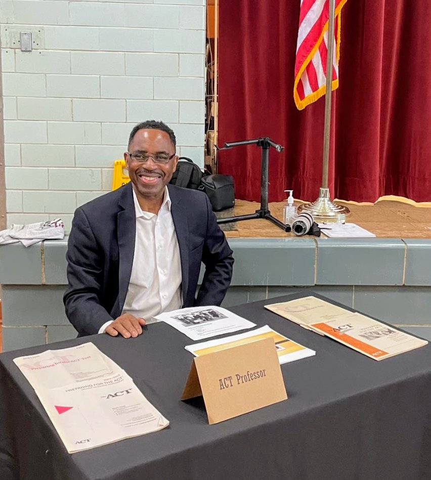 Career Day at Striplin Elementary School! Introducing students to test taking techniques and early ACT preparation.