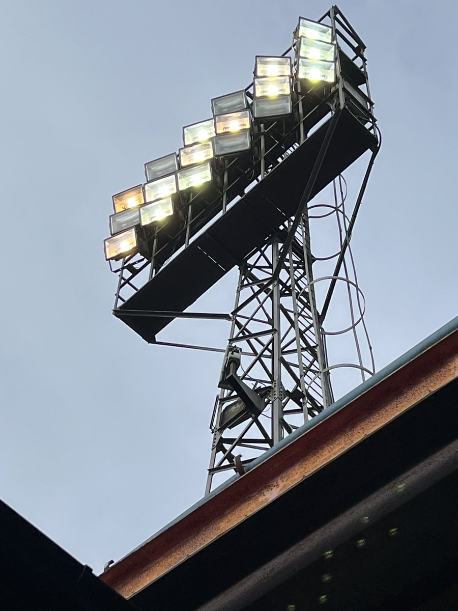 Too many views of the superb old school lights at Aldershot Town to chose just one for #FloodlightFriday