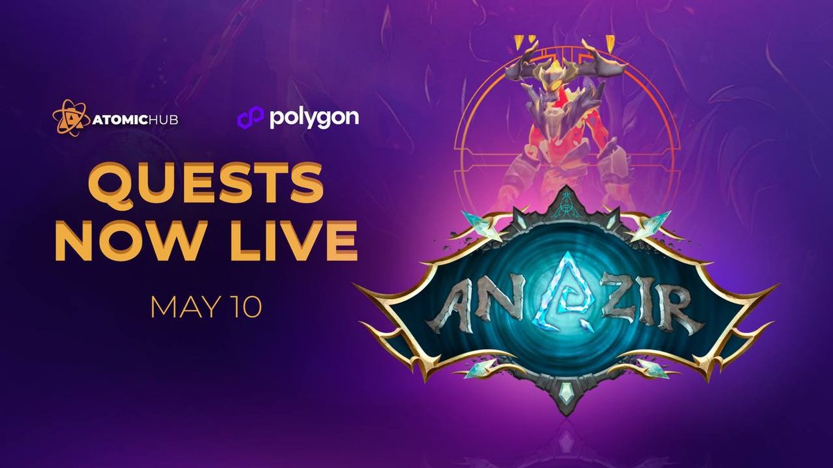 🔥 Prepare to conquer the universe with our newest @0xPolygon partner, @Anazir_game, the ultimate blockchain strategy game! ⚔️ Battle for control of Crystalium, harnessing its overwhelming energy to build your golem army and dominate the battlefield. 🚀 Win exclusive NFTs and