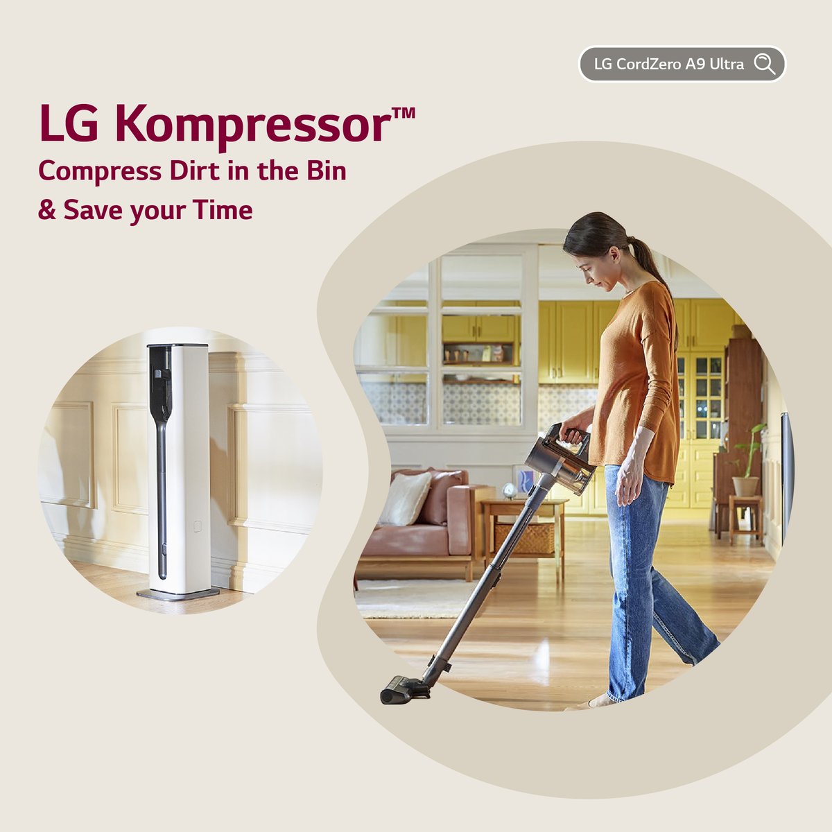 The revolutionary LG CordZero A9 vacuum cleaner features the innovative LG Kompressor™ technology, which automatically compresses dirt in the bin – saving you precious time and effort.
Learn More: lge.ai/6015jyBbN

#LG #LGGulf #LGCordZero #LifesGood