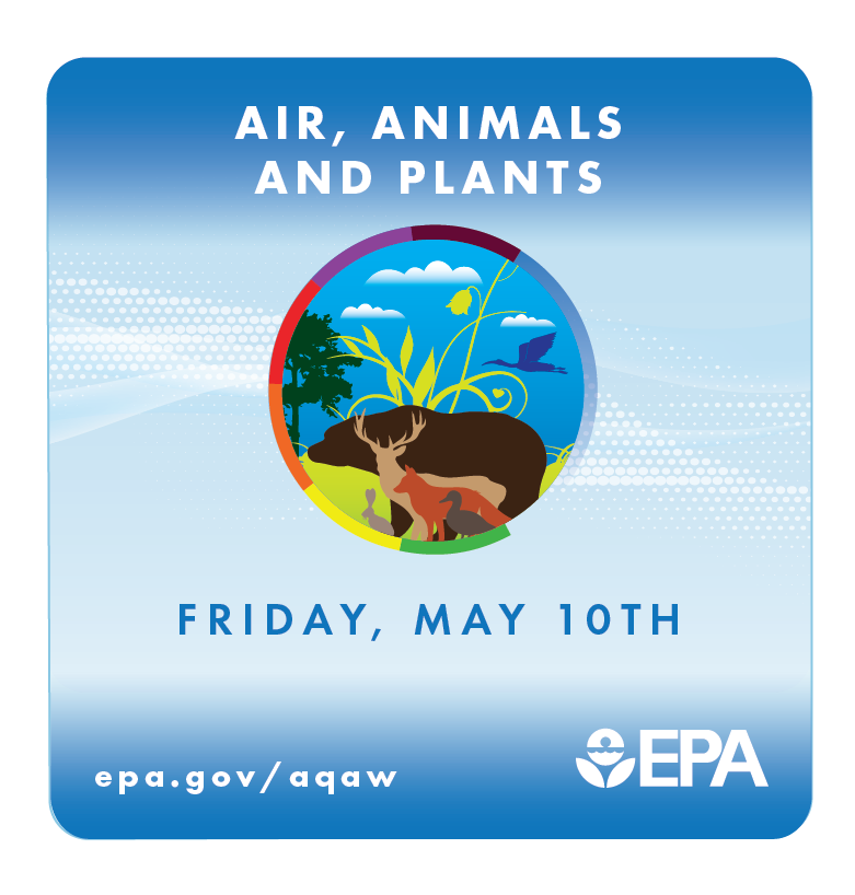 🌎 We are closing out Air Quality Awareness Week 2024 with the topic Air, Animals and Plants! Air pollution impacts animals and plants through the air, water, and soil.