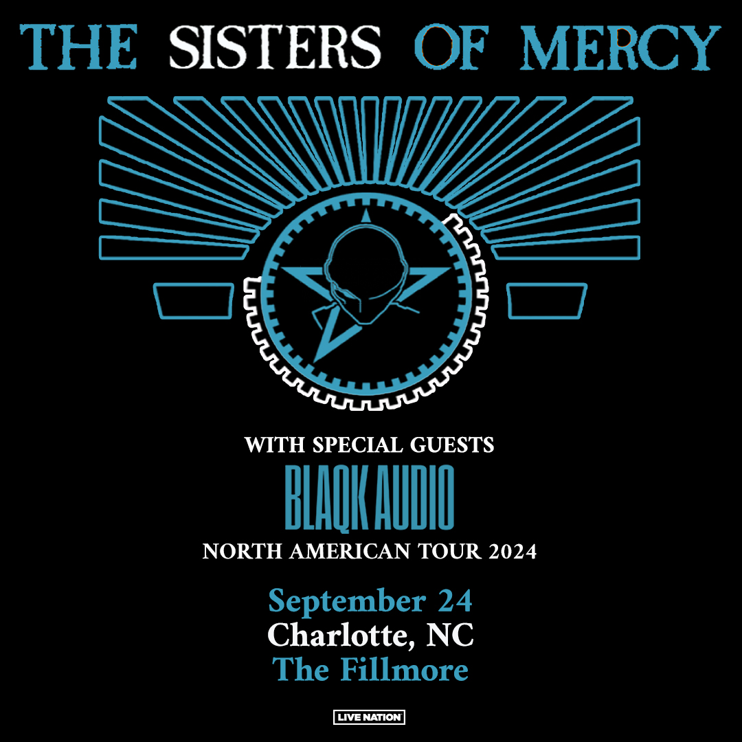 NOW ON SALE! The Sisters of Mercy (@tsomofficial) with Blaqk Audio (@blaqkaudio) at The Fillmore on 9/24!N Get tickets 👉 livemu.sc/3UQ8JHz
