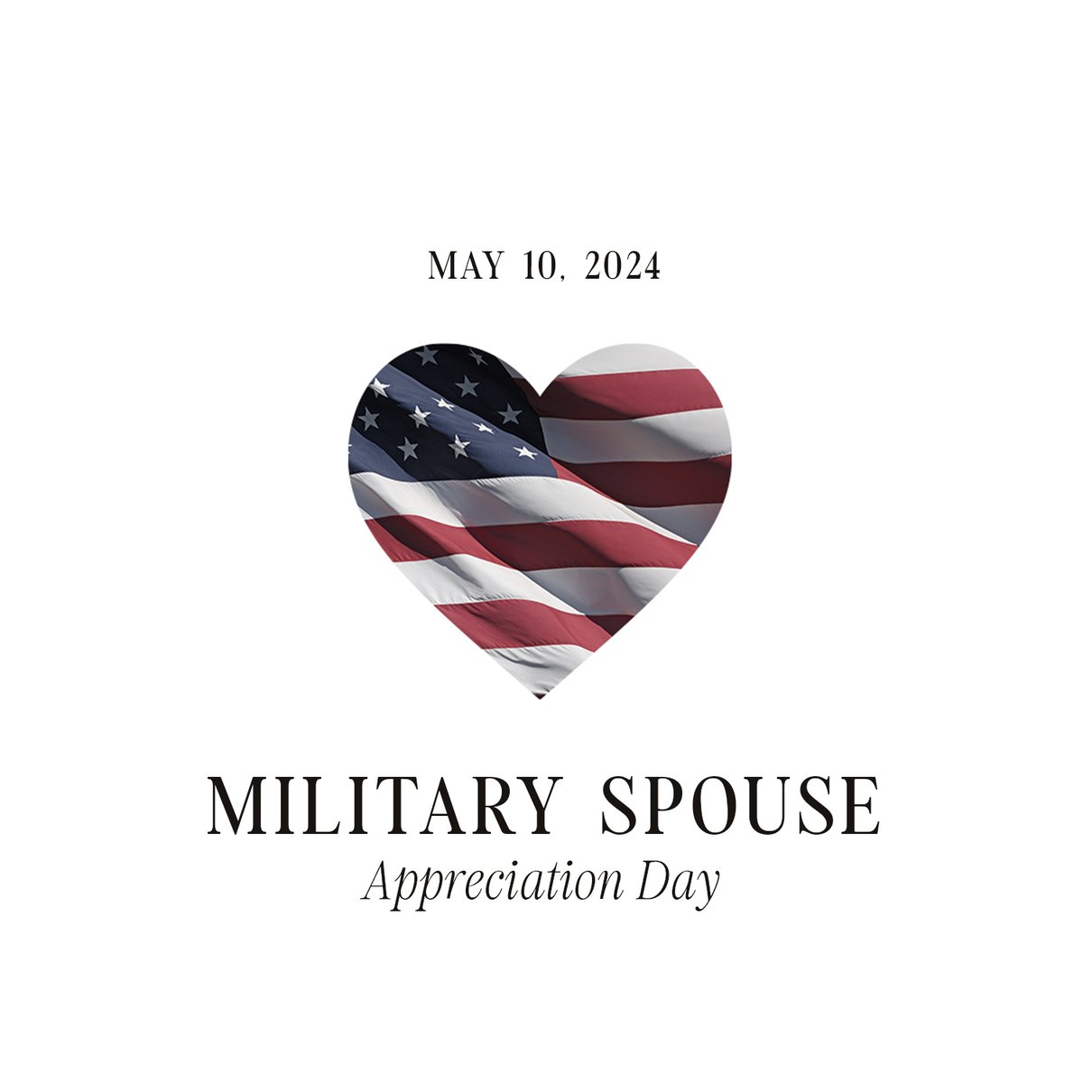 Military spouses are an endless source of strength, support & encouragement, which is essential in helping our servicemembers accomplish their vital mission defending us. Today we celebrate these heroes behind and beside our men & women in uniform.
#MilitarySpouseAppreciationDay