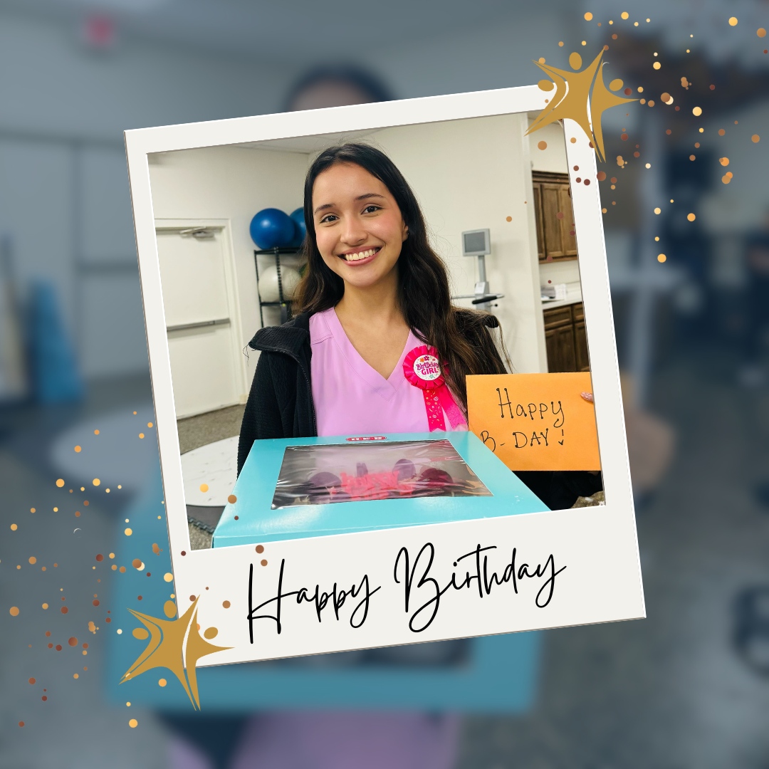 🎉 Happy Birthday week to Fatima! 🎂 We are grateful for your dedication and hard work as one of our Front Office Coordinators in McAllen. Here’s to a fantastic year ahead filled with health and happiness! #StayPURE #BirthdayCelebration #PhysicalTherapy #McAllen #Weslaco #RGV