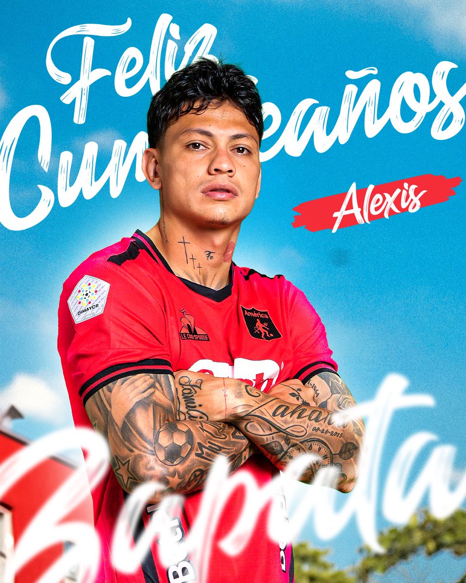 #CumpleañosEscarlata 🎈 Felicitamos en su día a nuestro jugador Alexis Zapata y le deseamos muchos éxitos vistiendo la piel Escarlata. 👹