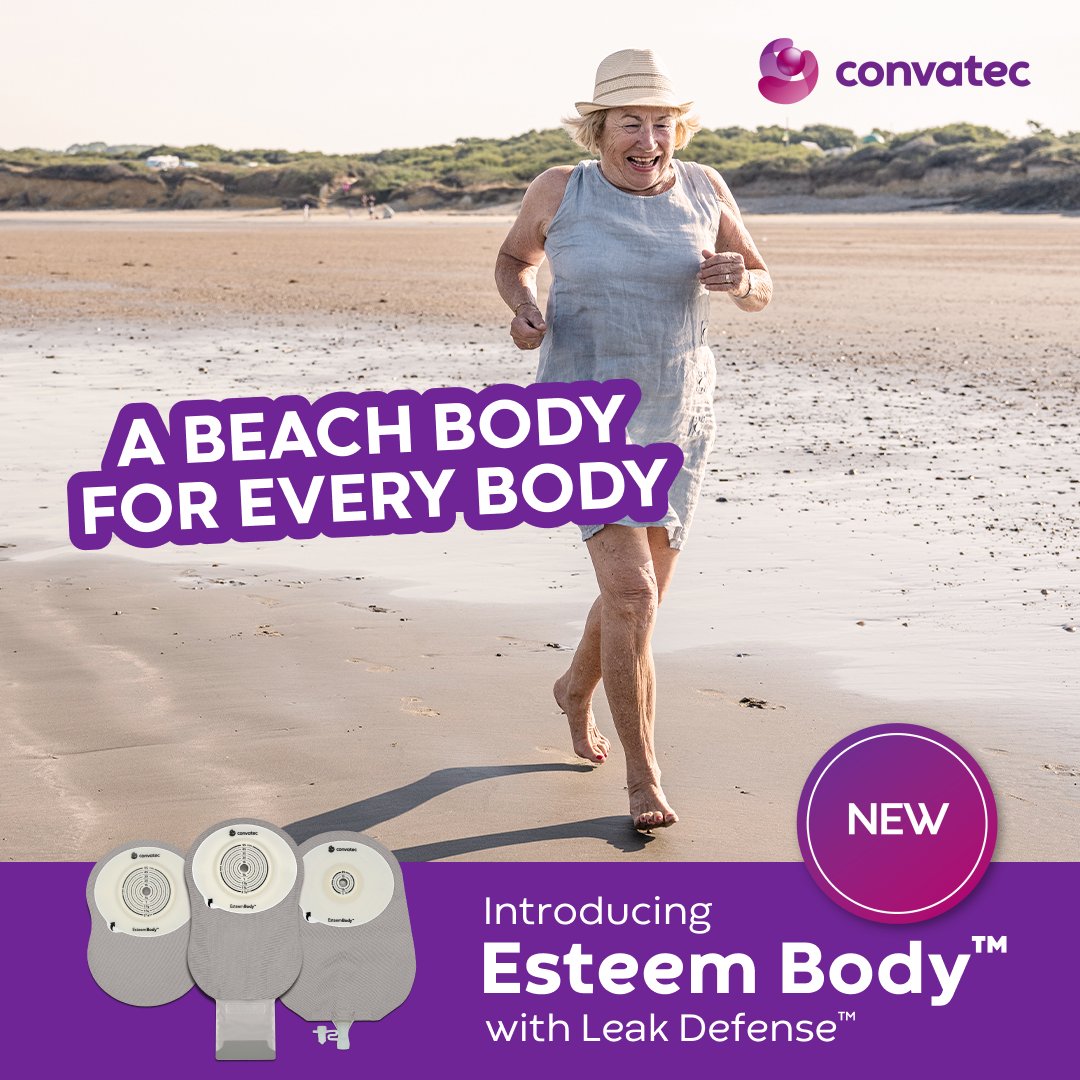 Introducing Esteem Body™ with Leak Defense™, our new one-piece soft convex ostomy system.

• The fabric will hide the contents of the pouch, even when wet
• The pouch is designed to be submerged in water without leaking. 

Request a free sample now! brnw.ch/21wJEEP