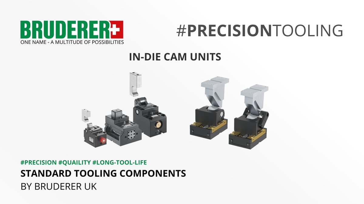 FROM OUR RANGE OF PRECISION TOOLING - Our in-die cam units are available in a wide range of types for your applications!

Contact mail@bruderer.com for more information.

#Bruderer #Ukmanufacturing #Engineering #Manufacturing #Precision #Technology #Excellence #Camunits #Tooling