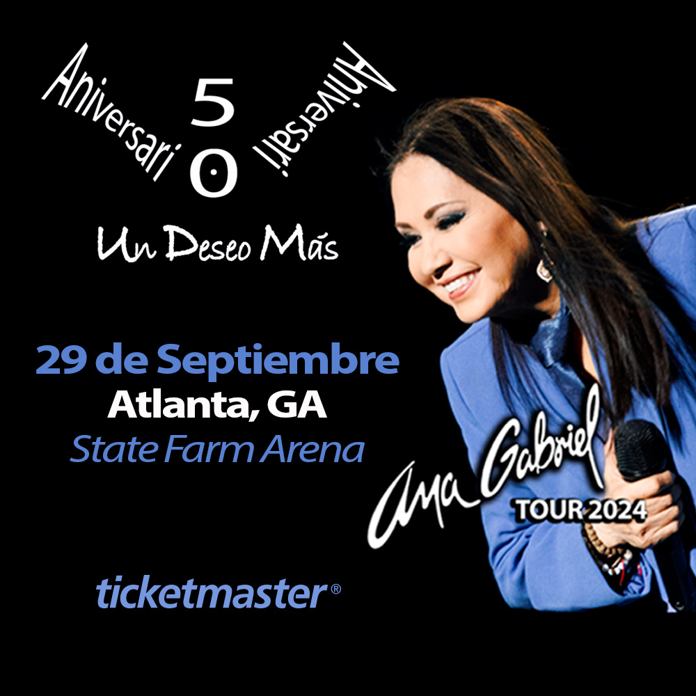 Tickets are on sale now for Ana Gabriel’s Un Deseo Más Tour🌙 🎟️: bit.ly/3UvbuwS