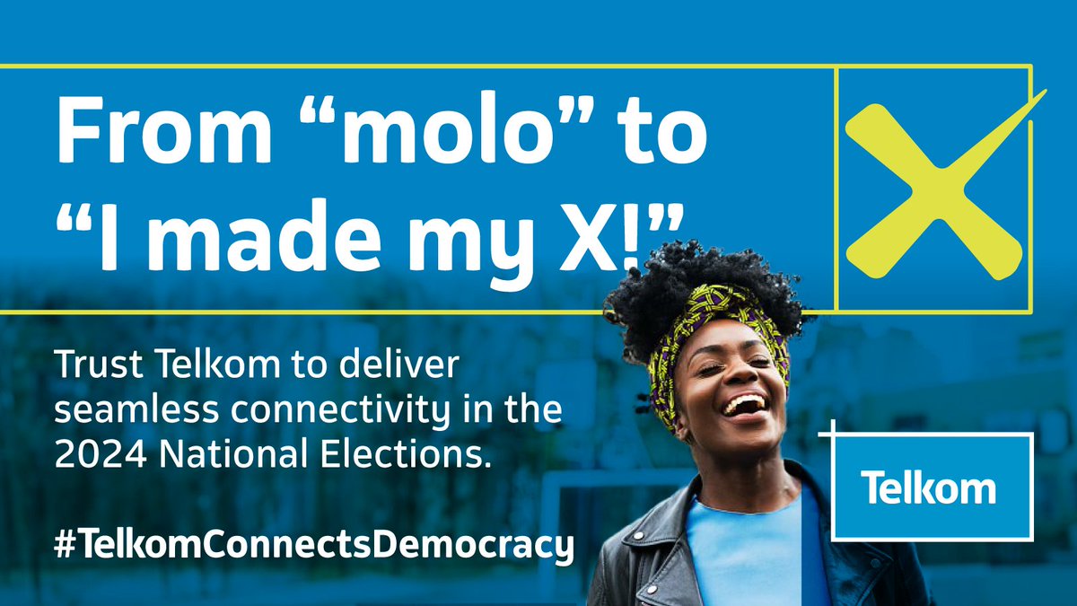 With over 30 years of partnership with IEC, we are ready to ensure seamless connectivity & reliable data transmission for a fair & transparent electoral process. Learn more: tlkm.link/3WAPUJT #TelkomConnectsDemocracy #SouthAfricaElections #30YearsOfFreedom