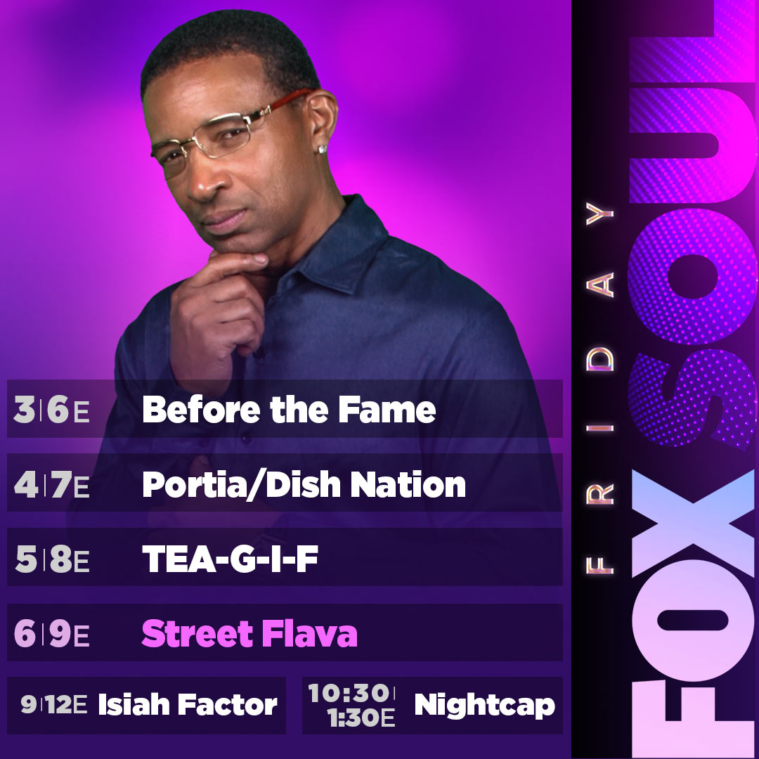 TGIF 🥂 Spend your Friday evening with your #FOXSoul favs starting at 6 PM ET/ 3 PM PT 💜
