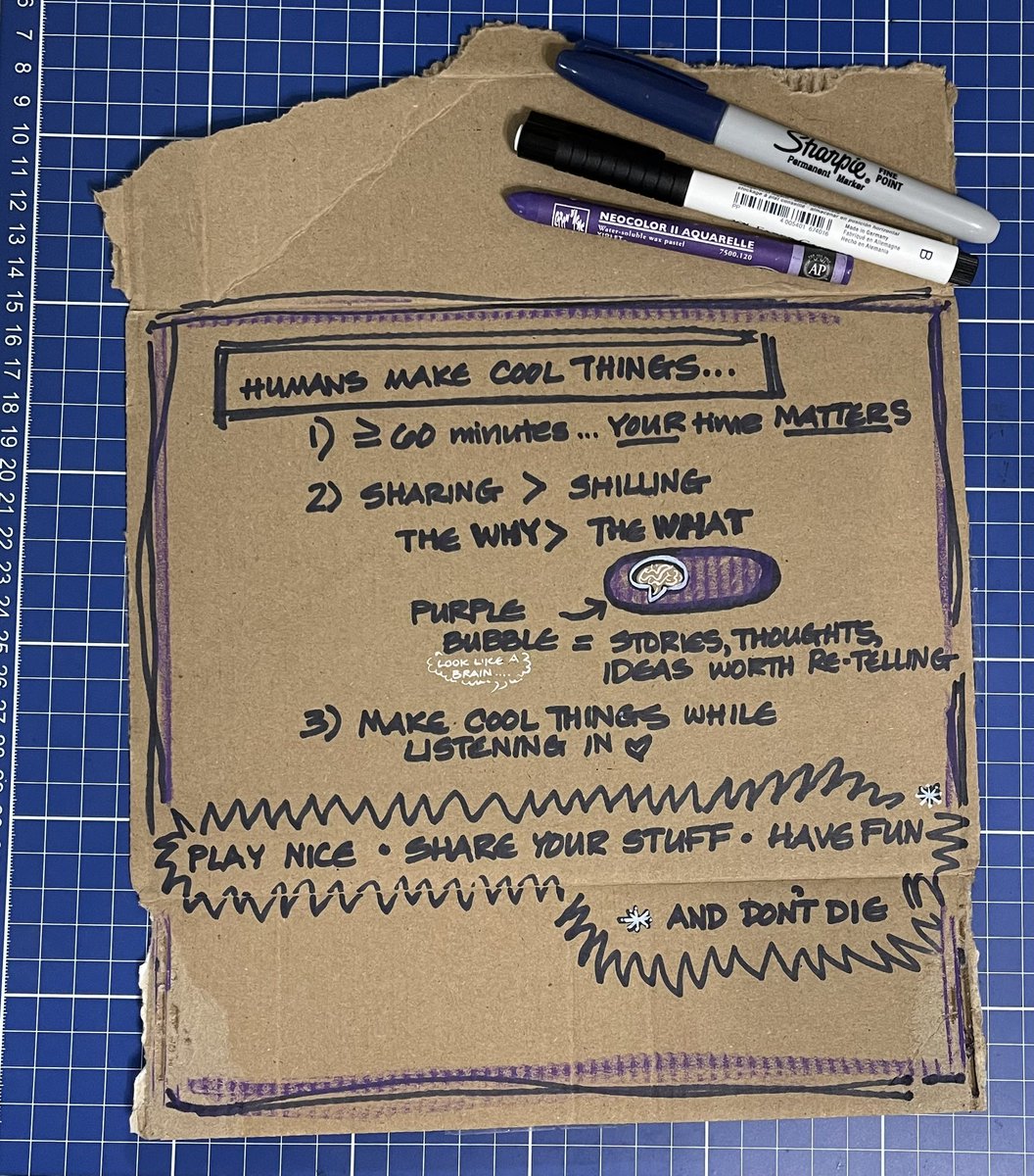 In about 2 hours… Humans Make Cool Things ep.38 x.com/i/spaces/1mrgm… On the docket… road-tripping, pretty buttons, and avoiding jablijock… also Legos, coffee, and the racket known as ‘cars mostly under warranty’ ✨☕️✨ As always… ALL are welcome. Happy Friday Folks-…