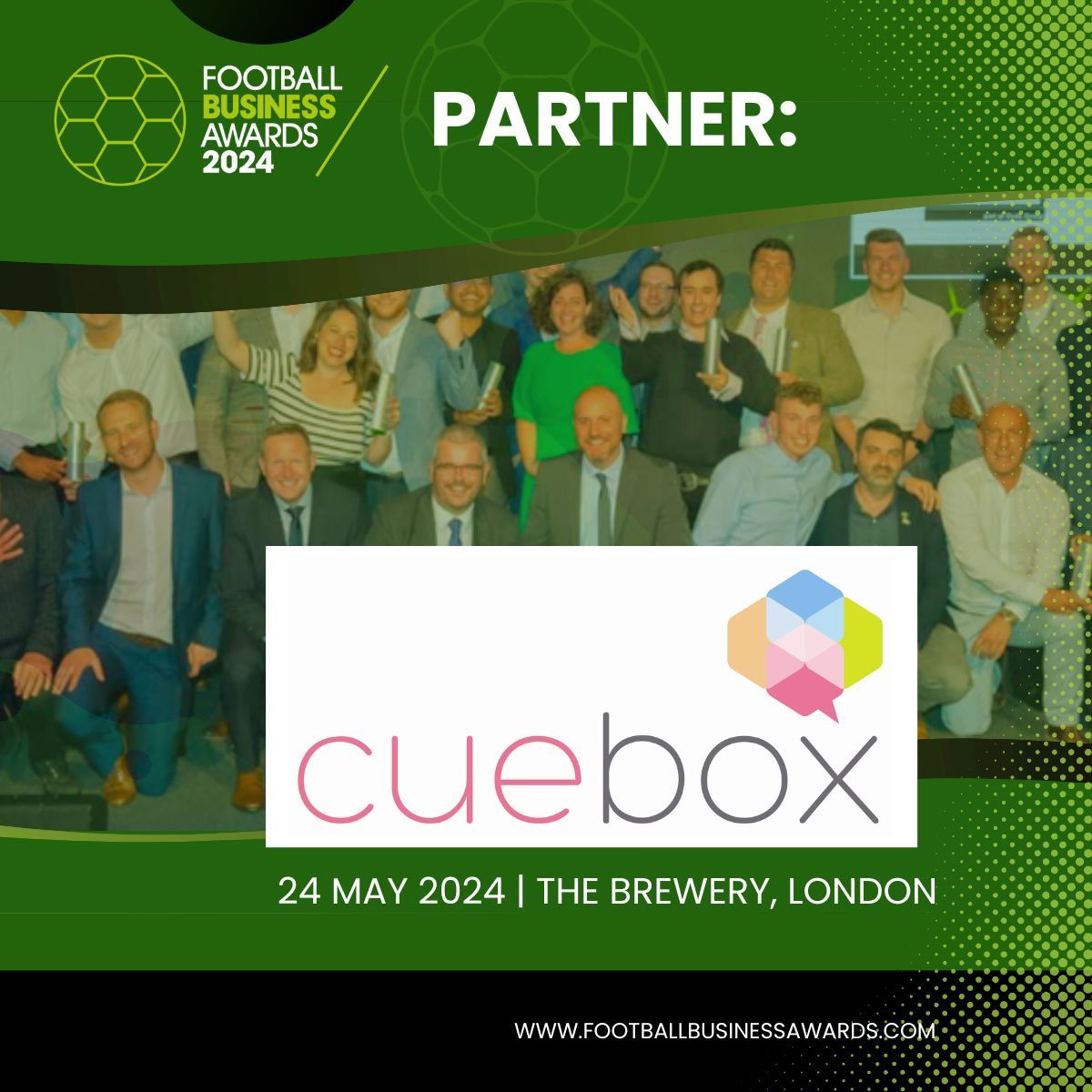 Delighted to welcome @cueboxprompting Partners at #FBA24 - studio and location prompting, it's always great to work with them. 
They'll be there on 24th May - why not join us? 
▶️ bit.ly/3xshIFH 
#FootballBusiness