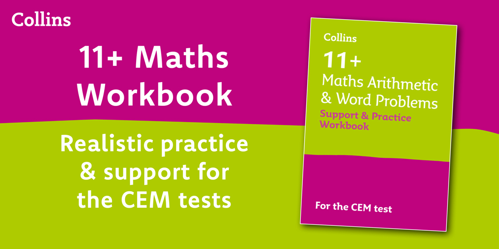 Get realistic practice and support for 11+ Maths with the Support & Practice Workbook for the CEM test. 

Created with @teachitrightltd, the book is ideal for children to build their skills ahead of the tests.

Find out more: ow.ly/LVUM50Rsk8Y