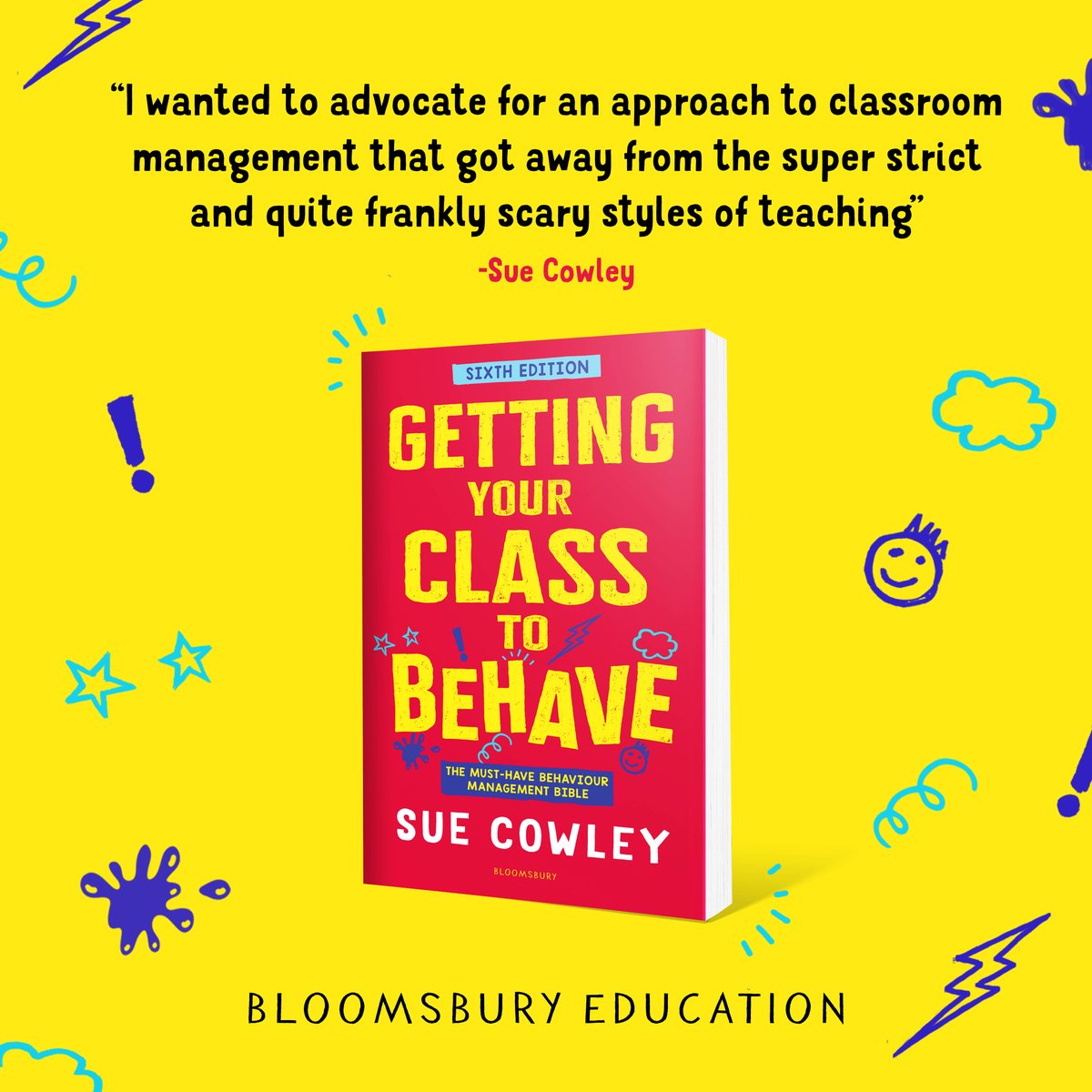 We joined @Sue_Cowley to chat about her book Getting Your Class to Behave and her teaching career! Read the Q&A here: bit.ly/3w3eZCe
