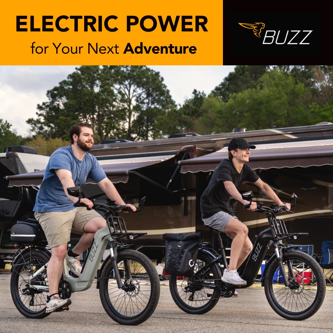 Electric power ⚡ for all your adventures #buzzthroughlife 

#Ebikes #Ebike #ElectricBike